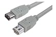 IEEE-1394 Firewire Cable, Type 1 M - Type 1 F, 1.0m