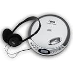 Naxa NX319 Slim Personal Compact Disc Player (Silver)