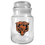 Chicago Bears NFL 31oz Glass Candy Jar - Primary Logo by Great American Products