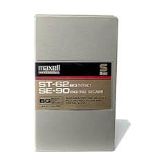 MAXELL ST-62 BQ Broadcast Quality S-VHS Videocassette