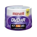 MAXELL 50-Pack DVD+R Recordable DVD (16X)