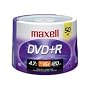 MAXELL  50-Pack DVD+R Recordable DVD (16X)