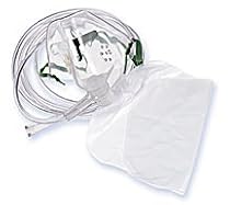 ^MASK,NON-REBREATHER,ADLT W/VENT,TUBING DISCONNECT, RESERVOIR BAG WITH CHECK VALVE, ONE SAFETY VENT OPEN, 7 FT TUBING, NOSE CLIP. Min.Order is 1 EA ( 1 Each / Each )