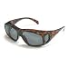 Birdz Eyewear Beak Polarized Sunglasses Tortoise Frame (Fits over glasses)