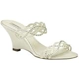 IMAGE OF Benjamin Adams Winona Bridal Shoes - White Size 7.5