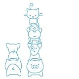 Check Out Party Animal Nursery Wall Decals Stickers Décor (Light Blue) for $39.99 21MKyBxyjOL. SL160 Check Out Party Animal Nursery Wall Decals Stickers Décor (Light Blue) for $39.99