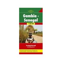 Gambia / Senegal 1 : 500 000. Autokarte. Ortsregister. Touristische Informationen. Entfernungen in km (Freytag u. Berndt Stadtpl�ne/Autokarten) (Country Road & Touring)