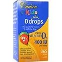Carlson Labs Carlson For Kids Liquid Vitamin D3 Drops, 400 IU, 365 drops 10ml