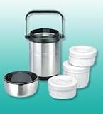Eigenschaften Isosteel VA-9681 / Isosteel-Edelstahl-Isolierbehälter für Lebensmittel, 1.6 l inklusive 2 Kunststoff-Container