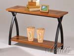 IMAGE OF New Design Walnut Finish Sofa Table Acs108439