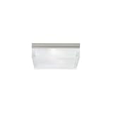 Tech Lighting 700BXLS-CF BOXIE LARGE FLUSH MOUNT, Satin Nickel Finish - Fluorescent 13W
