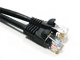 (10 PACK) 10 FT RJ45 CAT 5E MOLDED NETWORK CABLE - BLACK
