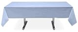 Plastic Table Cover Rectangle - Light Blue