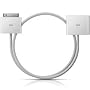 RadTech DockExtender Alternative Design 19-inch Cable for 30-Pin iPod / iPhone - White