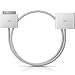 30 Pin Dock Extender Cable-50 cm in White