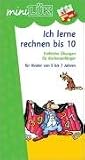 mini L&Uuml;K, &Uuml;bungshefte, Ich lerne rechnen, neue Rechtschreibung: Fr&ouml;hliche &Uuml;bungen f&uuml;r Rechenanf&auml;nger - Heinz Vogel, Michael Junga
