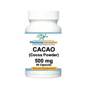 Cacao Powder Supplement 500 Mg, 60 Capsules