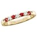 14kt. Gold, Ruby & Diamond Ring