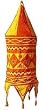 ShalinCraft Lampshades Multicolored Applique Embroidered Fabric Indian-Style (clamp031)