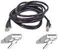 Belkin Cat-5e Snagless Patch Cable (Black, 3 Feet)