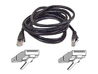 Belkin Cat5e RJ45-Netzwerkkabel, ziehbeständig angespritzt 15 m schwarz
