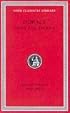 Horace, I, Odes and Epodes (Loeb Classical Library)