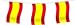 Flag Bunting (8ft, quality paper) - Spain