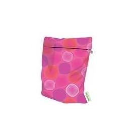 Bumkins Zippered Wet Bag - Pink Groove