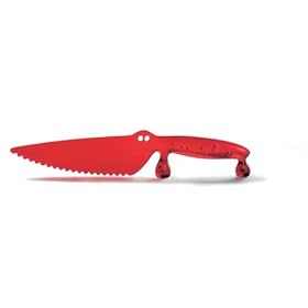 Koziol Design Coco Cake and Pie Knife or Slicer, Red by Koziol