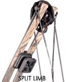 NEW ARCHERY PRODUCTS THUNDERBLOX LIMB SILENCERLimb: Split