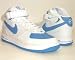 Nike Air Force 1 Mid (white/university blue), US Boy size: 6