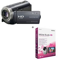 Sony HDR-CX300 16GB Flash Memory Handycam Camcorder Kit - Silver - with Sony Movie Studio HD Software Sony HDR-CX300 16GB Flash Memory Handycam Camcorder Kit - Silver - with Sony Movie Studio HD Software