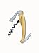 Dauphine Waiter's Corkscrew Metal alloy body
