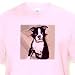 boston terrier - Boston Terrier - Light Pink Infant Lap-Shoulder Tee (6M)