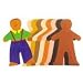 Search : Paper doll pad, 8 x 10, assorted skin-tones, 40 sheets per pad