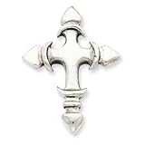 Sterling Silver Gothic Cross Pendant