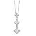 10K White Gold Diamond Pendant