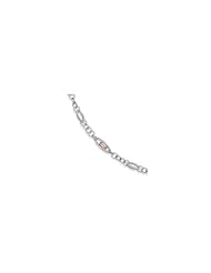 Sterling Silver Cultured Pearl Fancy Link Necklace