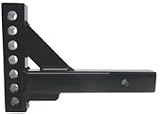 Curt Manufacturing 17121 Adj Hitch Bar 14 In X 6 In With 10 1/4 In Rise