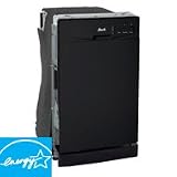 Avanti 18 Built-in Energy Star Dishwasher - Black