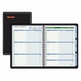At-A-Glance 70-EP01-05 The weekly action planner, hourly, to-do/info sections, 8-1/8 x 10-7/8, black