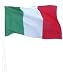 Suchen : 2er Set Autofahne Italien