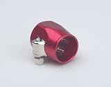 Earl's 900104 Econ-O-Fit Red Anodized Aluminum #4 Hose Clamp
