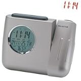 Product details for Mitaki Japan LCD Projector Clock with calendar digital thermometer alarm snooze and light HHSACP