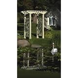 Newport Tan Arbor with Trim Kit by New England Arbors