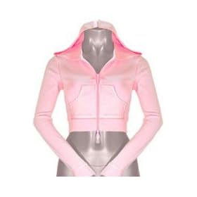 Kavio - Junior L/S Double Zip Fitted Crop Hoodie (0257)