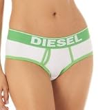 Diesel : Diesel Fresh and Bright Cotton Stretch White with Contrast Trim Oxi Brief 00AEDNPZP