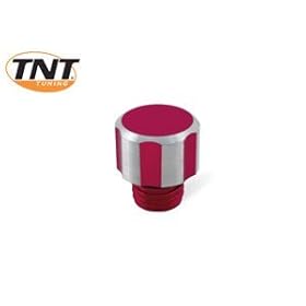 TNT ALLOY OIL FILLER PLUG -ANODISED RED - SENDA