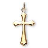 14K Gold Filled Cross and 18-inch Chain