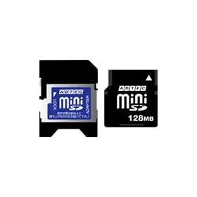 �A�h�e�b�N Mini SD�J�[�h 128MB AD-MSDP128